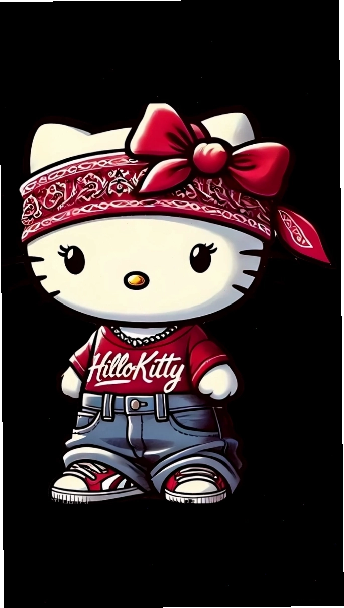 Avatar Hello Kitty với biểu cảm hài hước và độc đáo