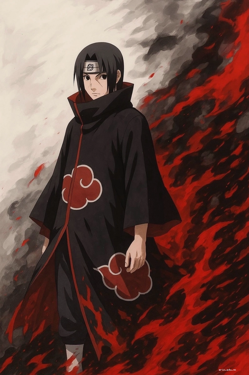 Avatar Itachi Uchiha trong trang phục Akatsuki