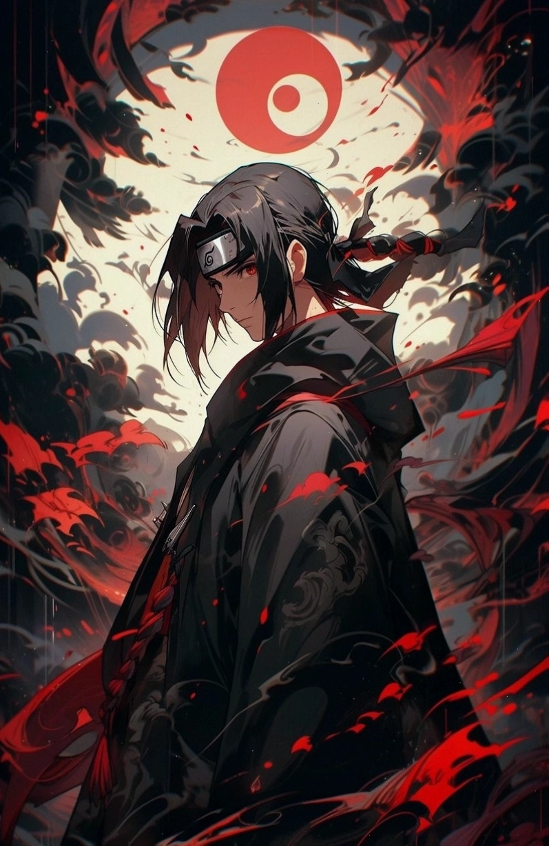 Avatar Itachi Uchiha với ánh nhìn xa xăm
