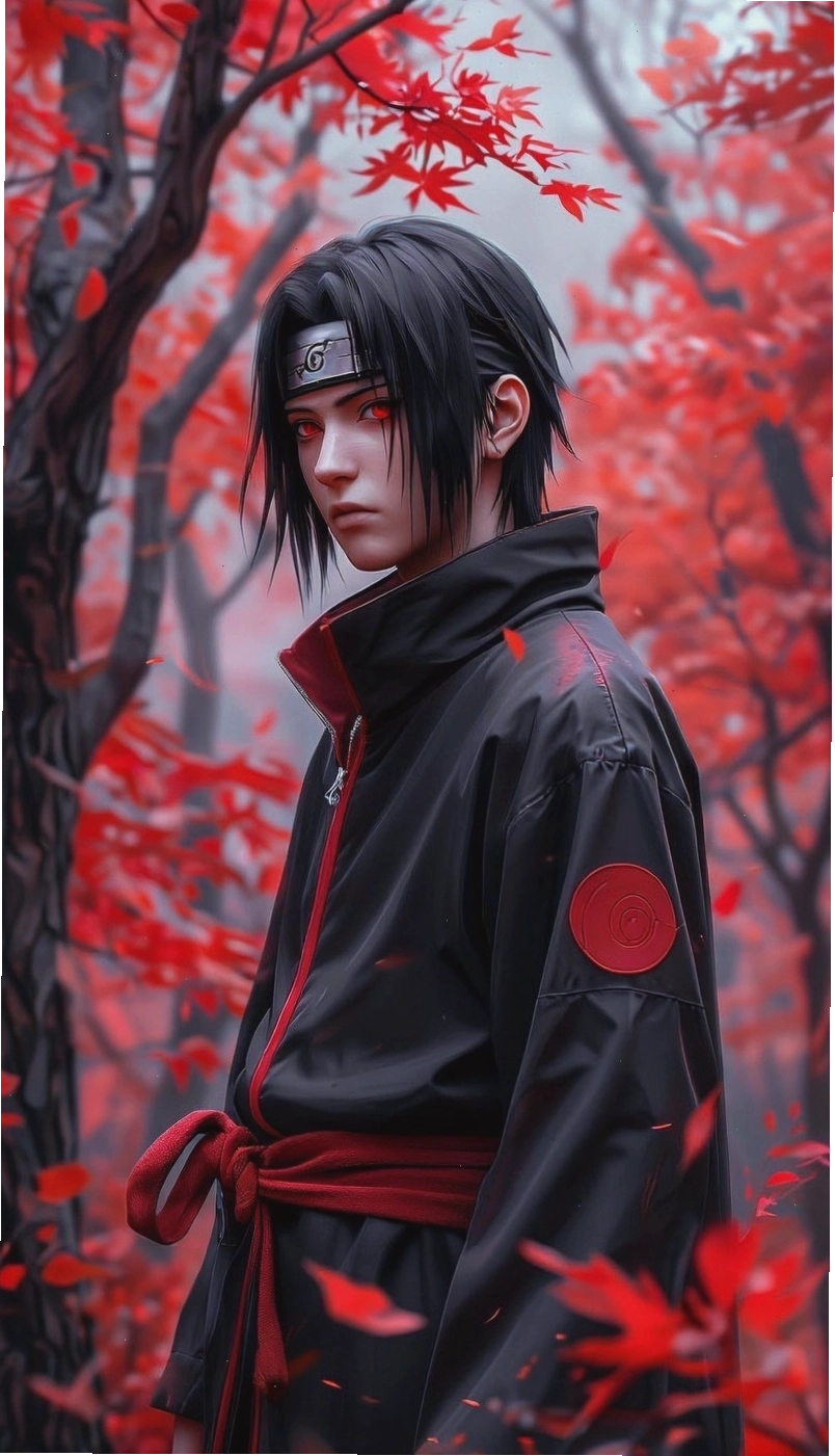 Avatar Itachi Uchiha với đôi mắt Sharingan