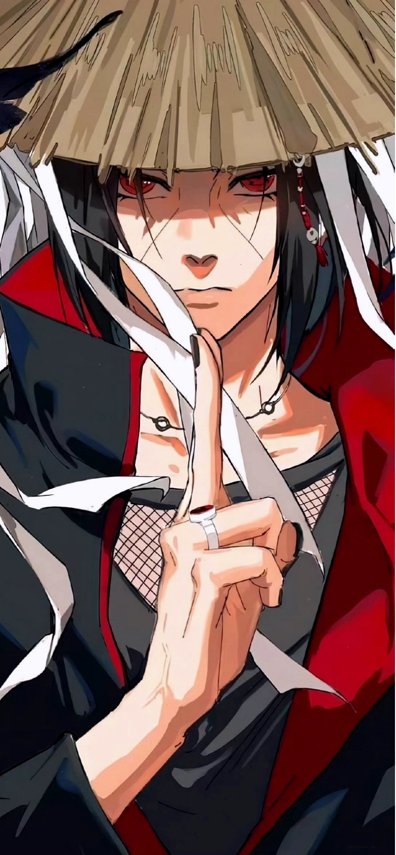 Avatar Itachi Uchiha với hiệu ứng ánh sáng