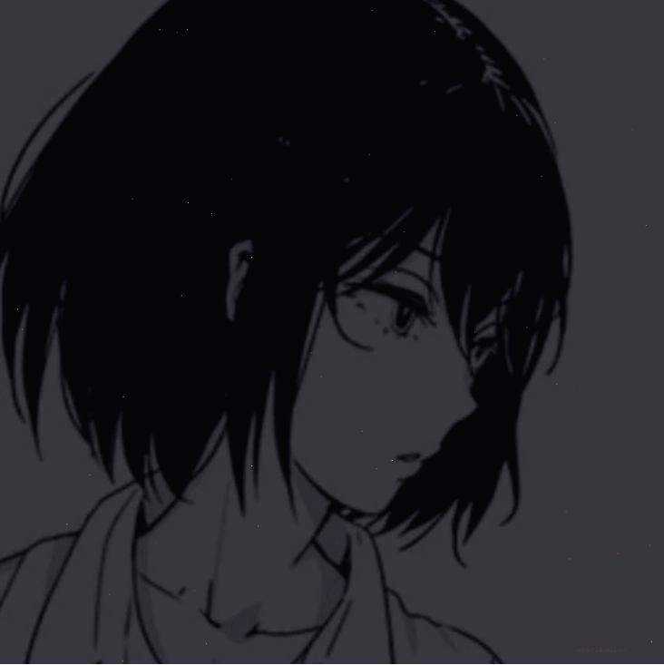 Avatar sad anime girl với ánh mắt chất chứa tâm sự