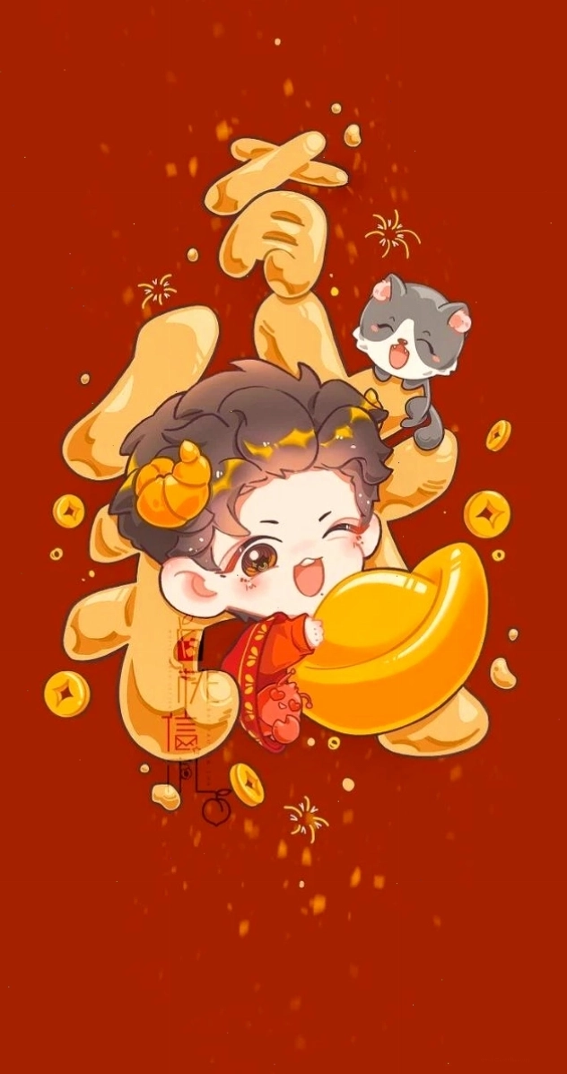 Avatar tết anime chibi đáng yêu