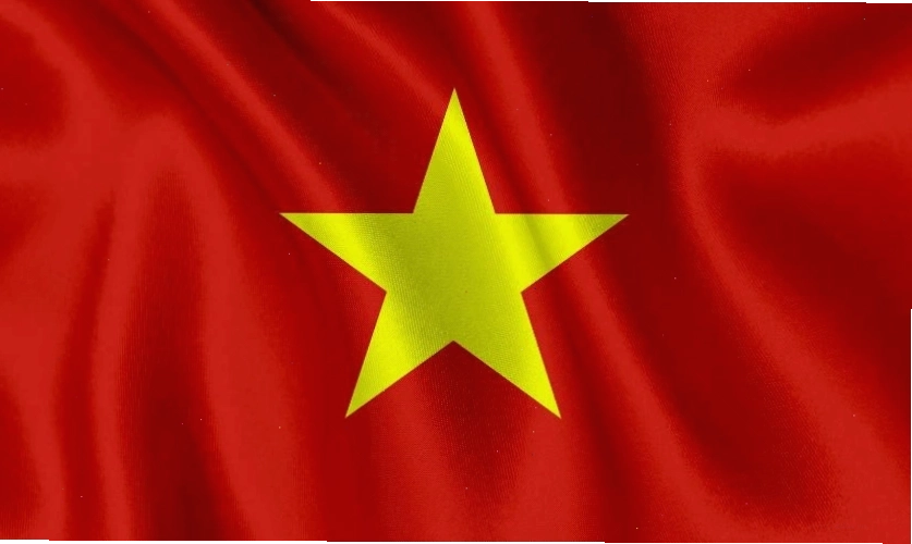 Background cờ Việt Nam tung bay đỏ đẹp nhất, với chất lượng hình ảnh Full HD