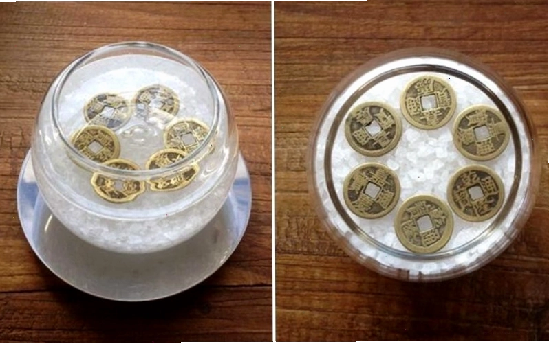 Bát nước muối phong thủy đơn giản và hiệu quả
