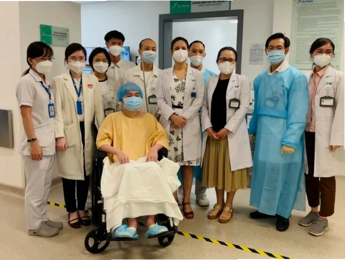 Bệnh nhân sau khi hoàn thành liệu trình xạ trị ung thư