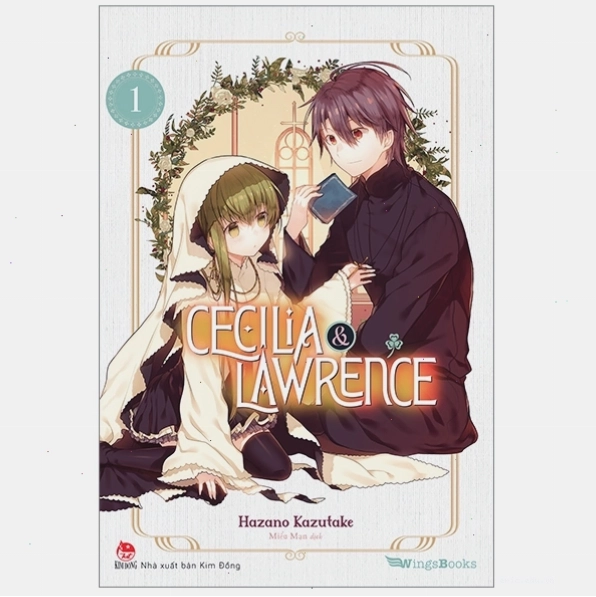 Bìa tập 1 manga Cecilia và Mục sư Lawrence