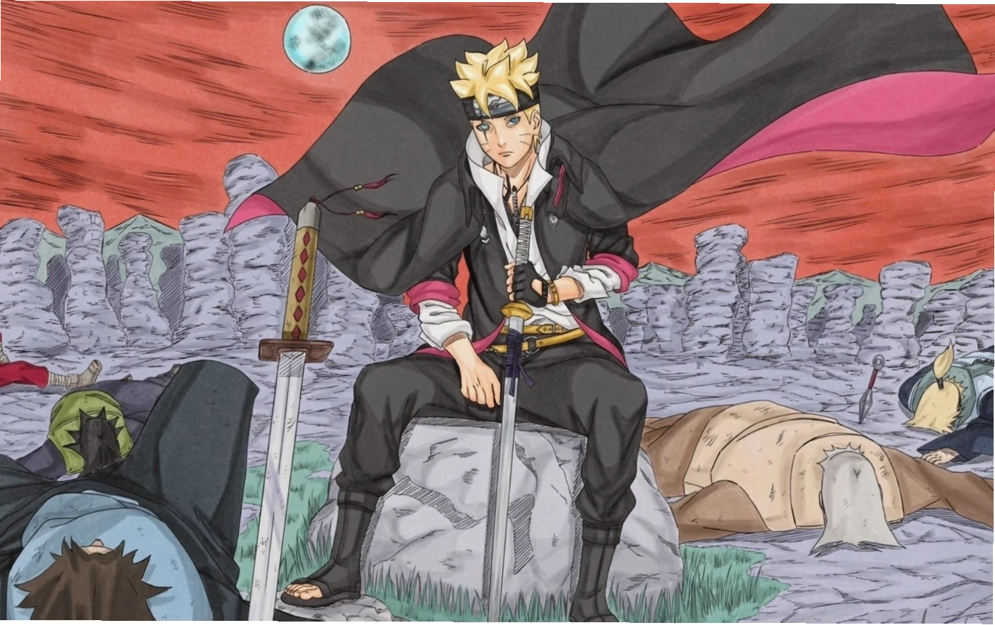 Boruto lạnh lùng tiêu diệt kẻ săn đuổi