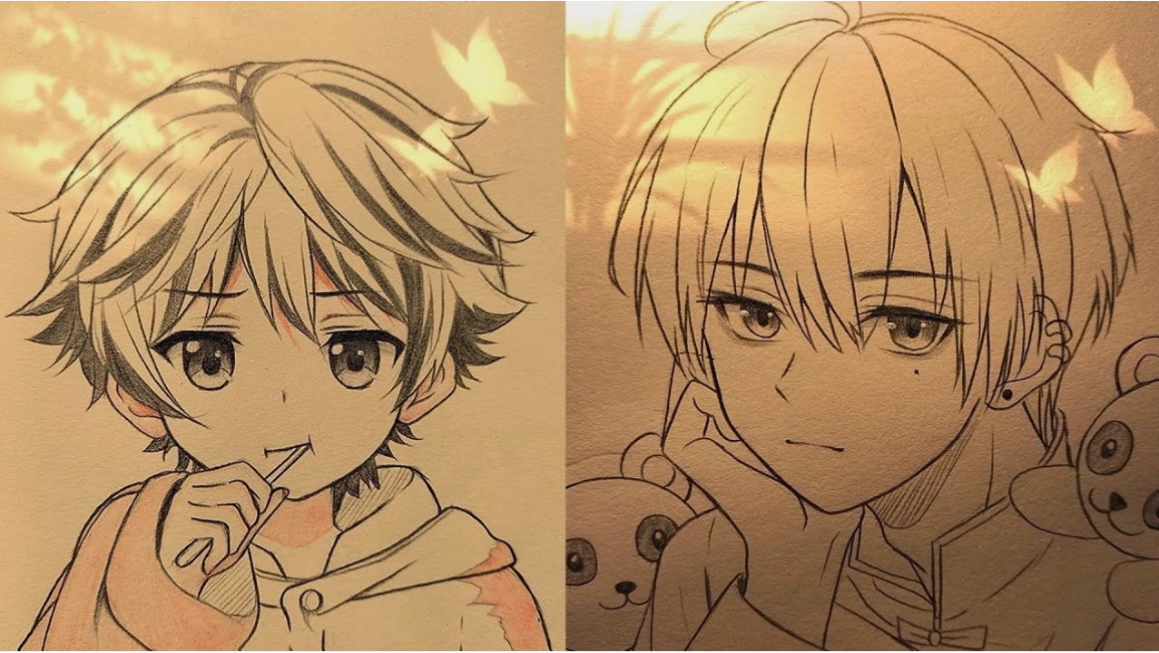 Cách vẽ anime chibi nam đơn giản và cực kỳ dễ thương