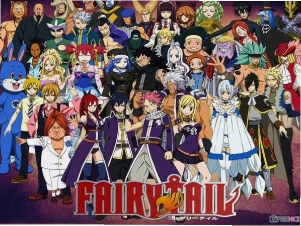 Cảnh chiến đấu trong bộ anime Fairy Tail