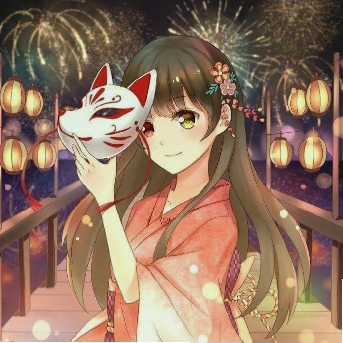 Cặp avatar đôi anime chibi vui nhộn
