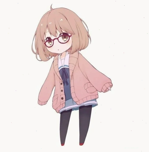 Chàng trai chibi tóc vàng tươi tắn với áo thun