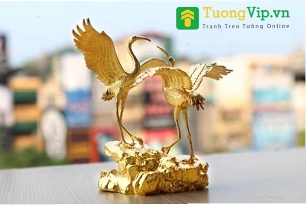 Chim hạc phong thủy tượng trưng cho sự trường thọ