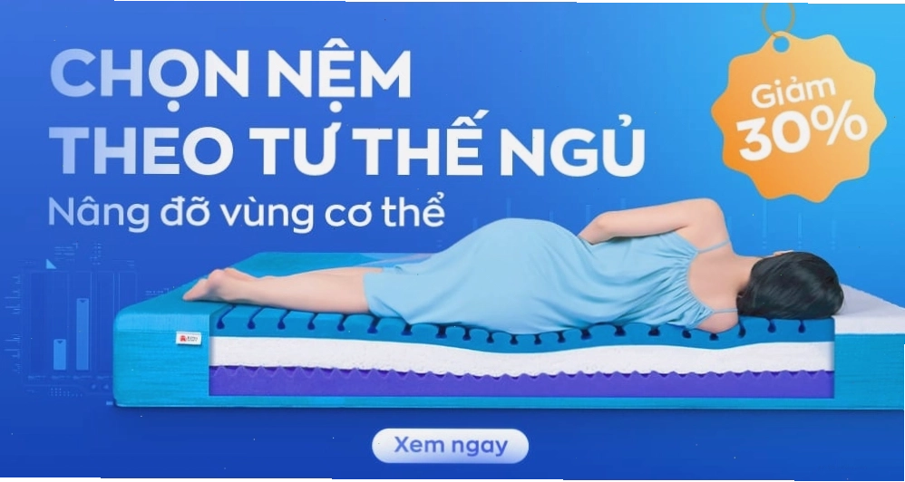 Chọn nệm phù hợp với tư thế ngủ để cải thiện giấc ngủ