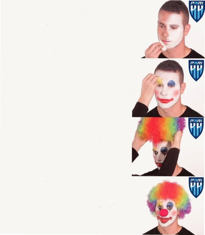 Chú hề với biểu cảm phức tạp - Clown meme