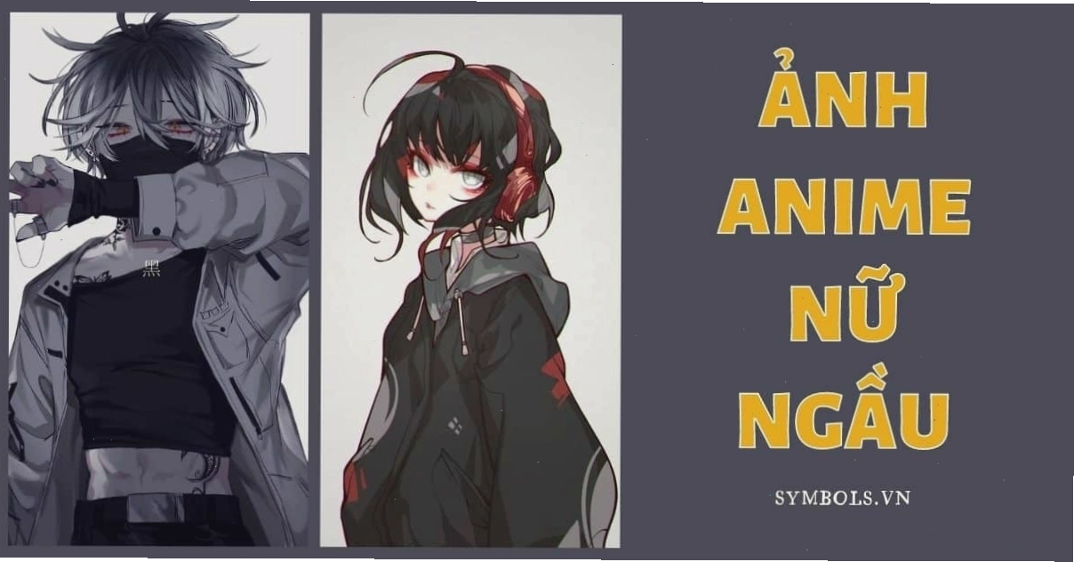 Cô gái anime mặc váy dạ hội đen trắng với ánh mắt buồn u buồn
