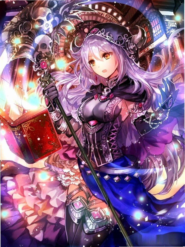 Cô gái anime với phong thái lạnh lùng và bí ẩn