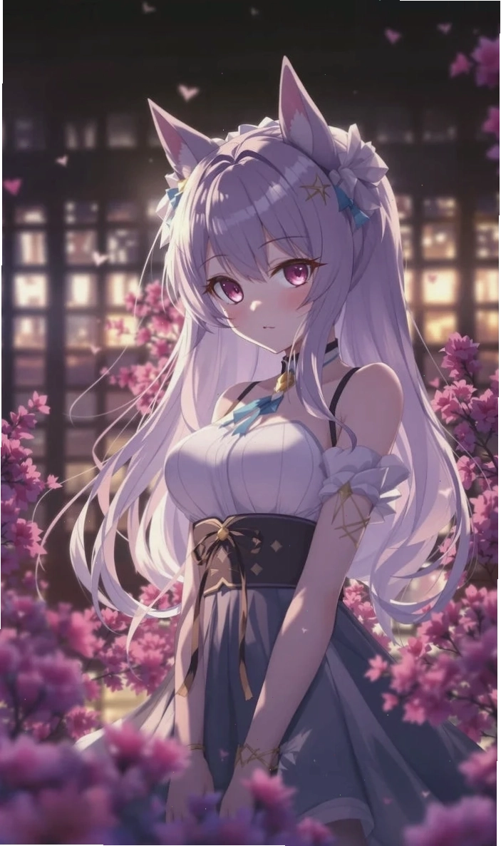 Cô gái anime với phong thái tinh tế và ánh nhìn sâu lắng