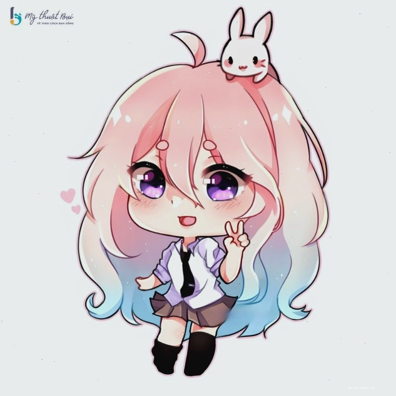 Cô gái chibi với phong cách năng động