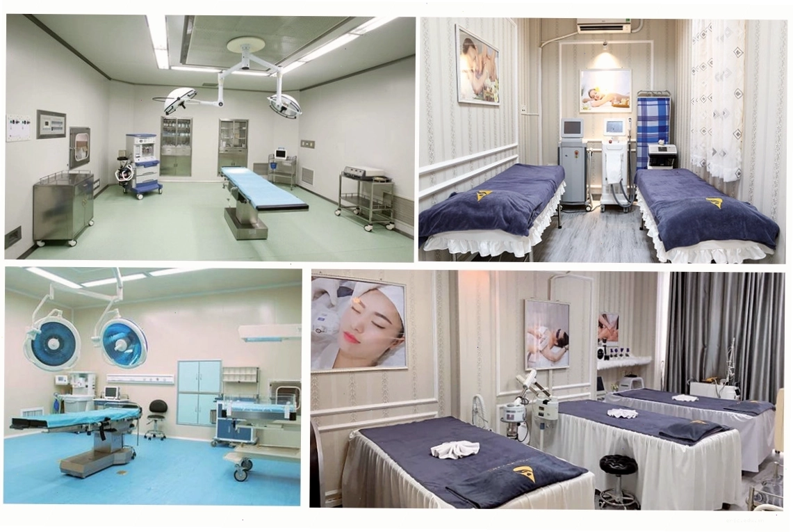 Cơ sở vật chất hiện đại tại một phòng khám thẩm mỹ