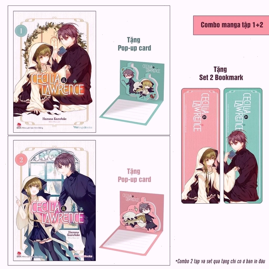 Combo hai tập manga Cecilia Lawrence