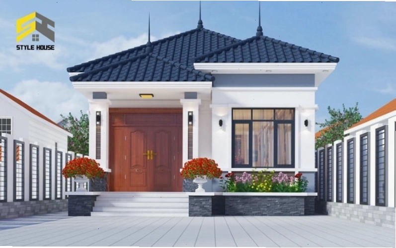 Đặt cửa chính ở nơi thông thoáng và có kích thước phù hợp với chiều cao nhà.