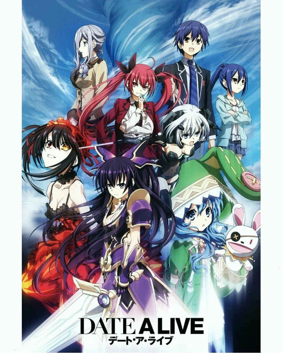 Date A Live với dàn nhân vật nữ Tinh Linh xinh đẹp
