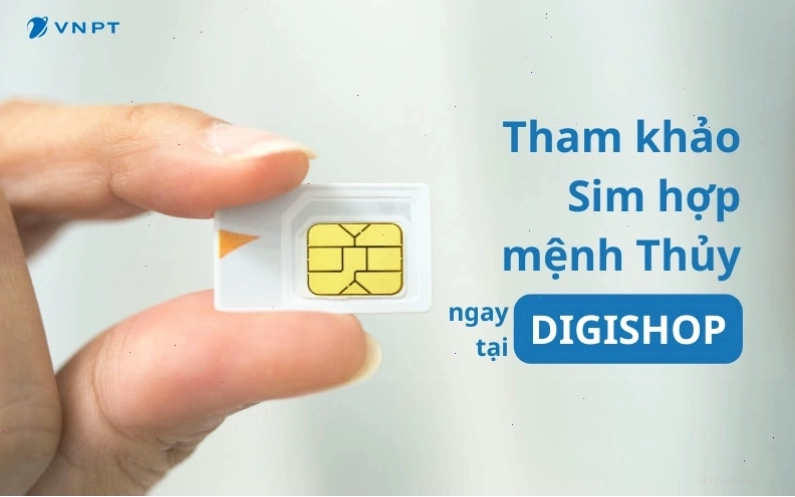 DigiShop chọn SIM điện thoại hợp mệnh Thủy