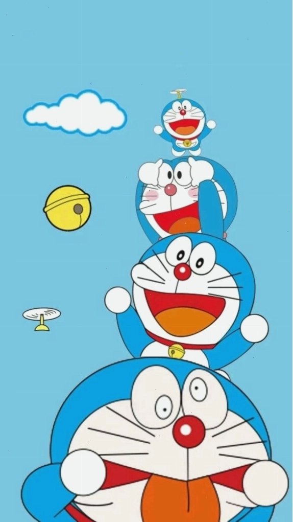Doremon và Nobita chibi, hình nền tình bạn vĩnh cửu