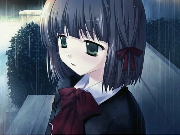 Hình ảnh anime buồn của nữ làm xao xuyến lòng người