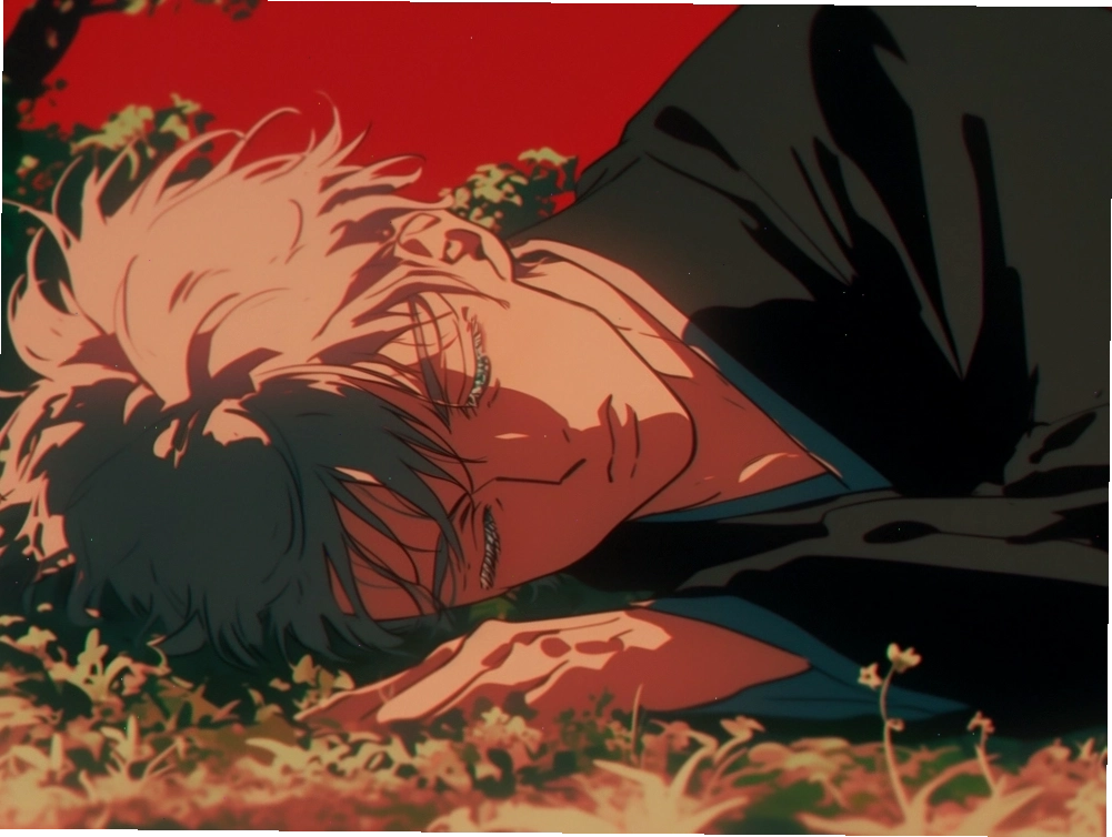 Hình ảnh anime hai người quay lưng lại nhau biểu tượng cho sự chia ly