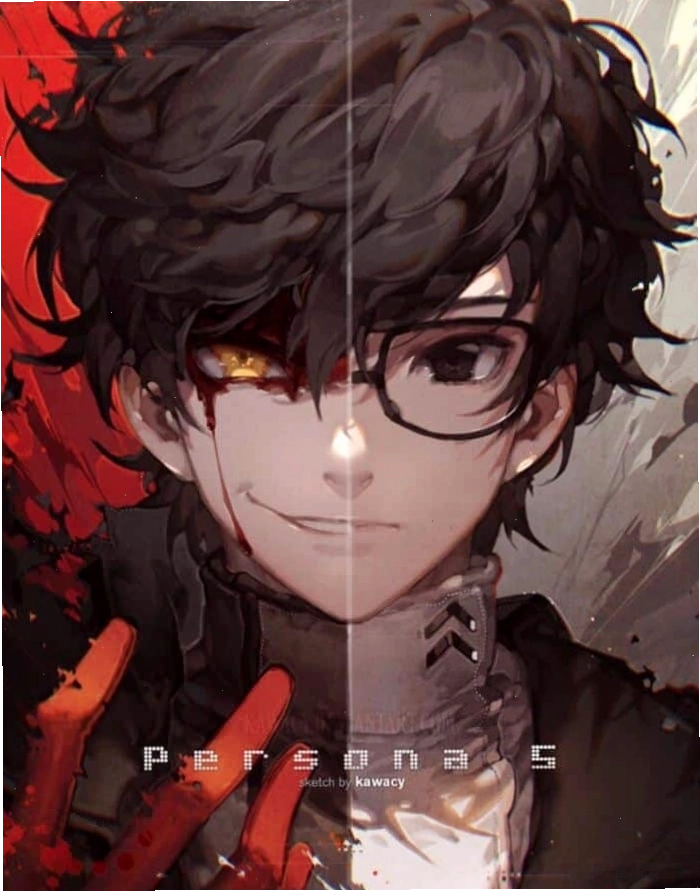 Hình ảnh anime nam ngầu lòi với ánh mắt sắc bén và phong thái bí ẩn