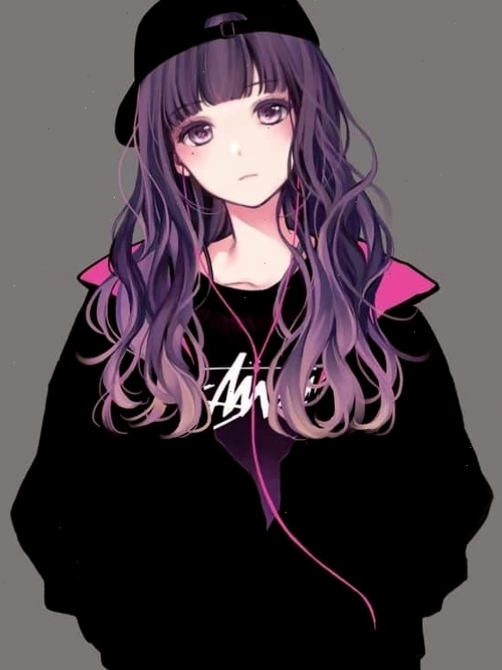 Hình ảnh anime nữ ngầu với đôi mắt sắc lạnh và biểu cảm trầm tư