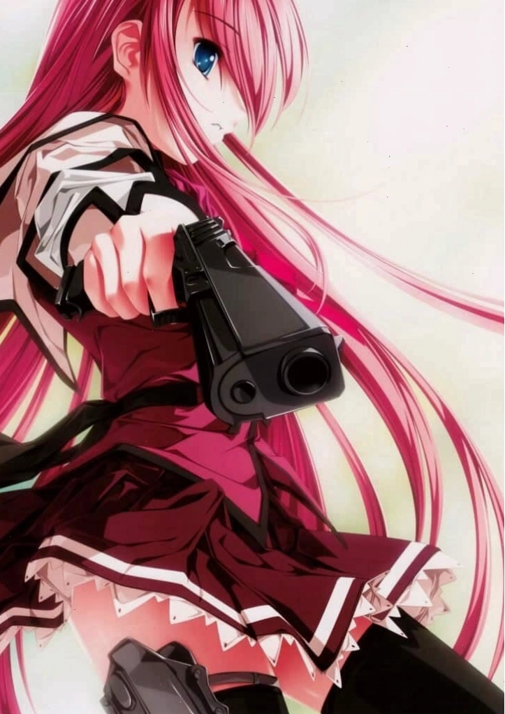 Hình ảnh anime nữ sát thủ lạnh lùng và đầy quyền lực