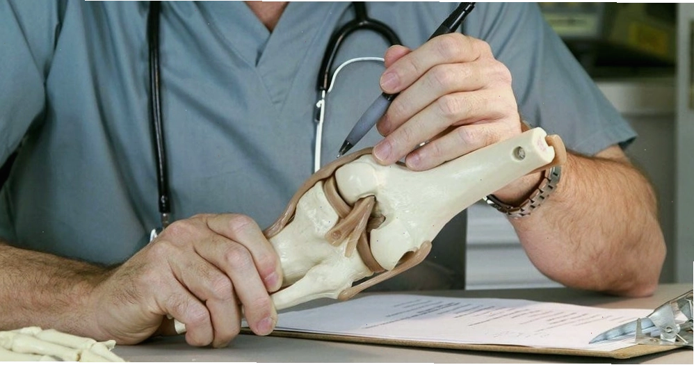 Hình ảnh minh họa khớp bị viêm trong bệnh viêm khớp phản ứng