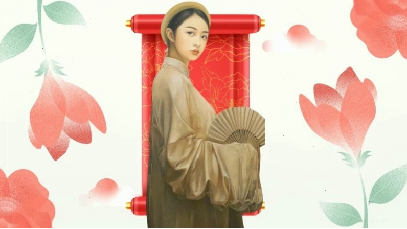Hình ảnh minh họa người phụ nữ quyền quý thời xưa, đại diện cho hình tượng mệnh phụ phu nhân