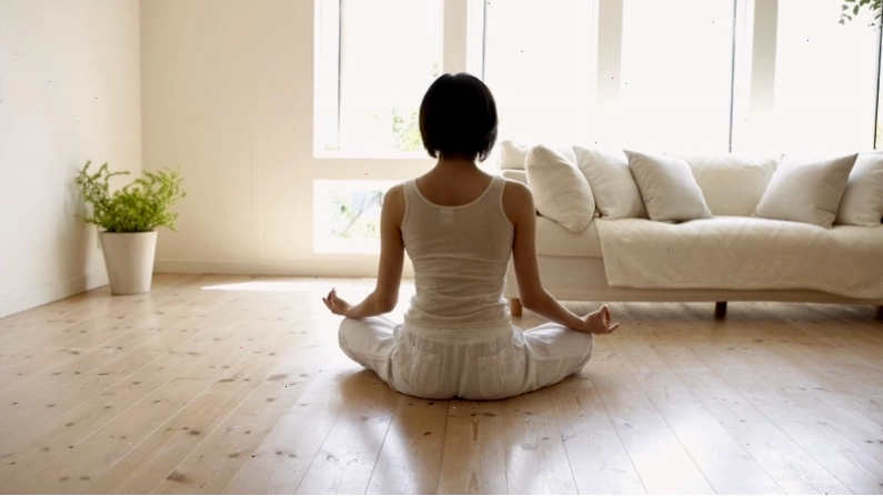 Hình ảnh minh họa thiền Vipassana với sự tập trung vào hơi thở