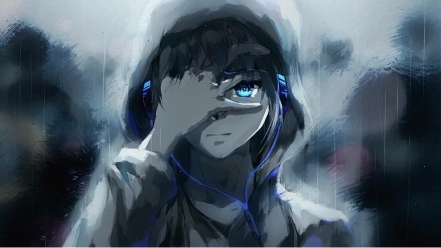 Hình nền anime 3D nữ cute trong không gian sống động