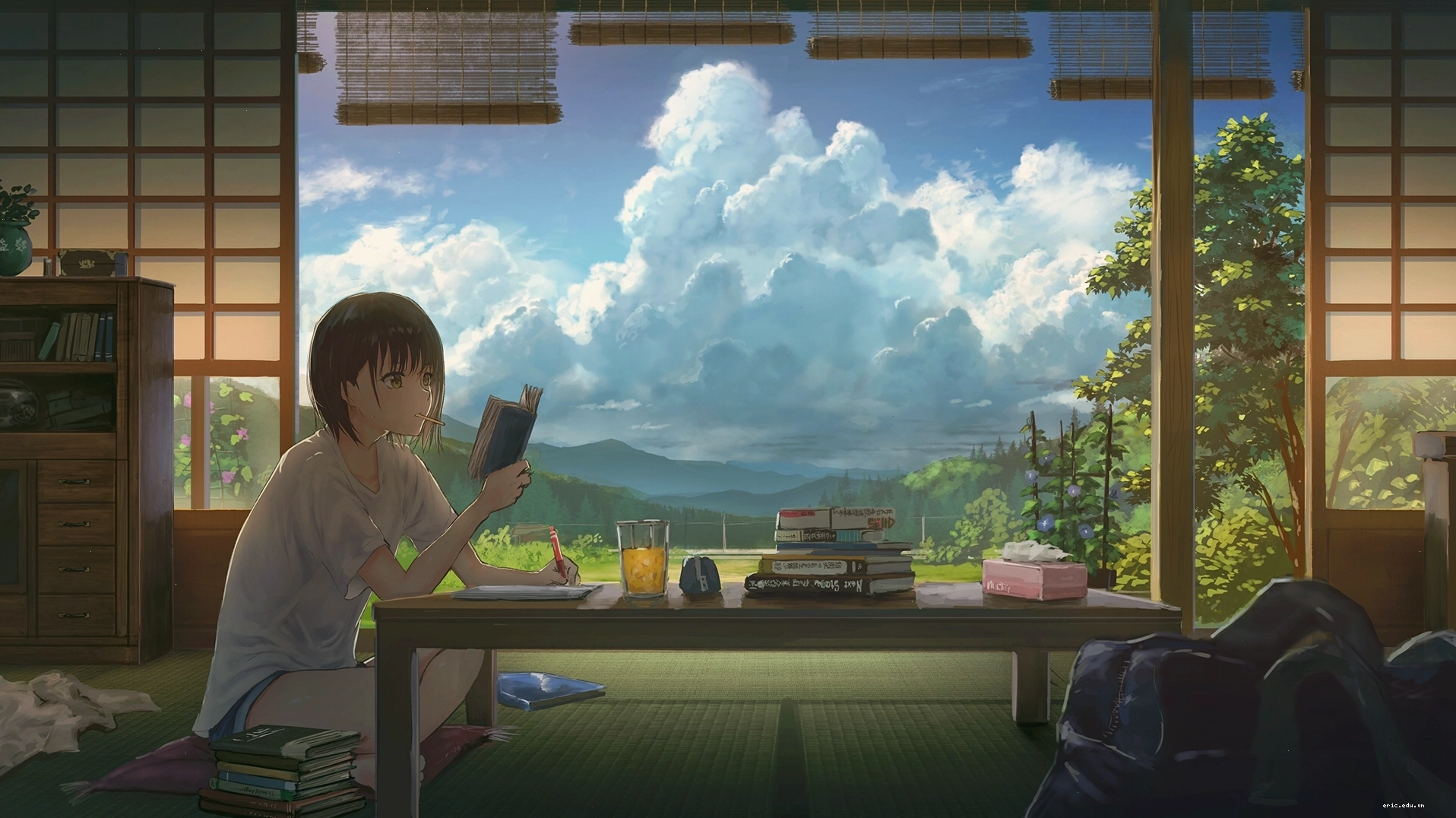 Hình nền anime 4K dễ thương