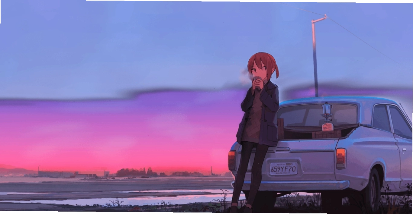 Hình nền anime 4K với phong cách chill