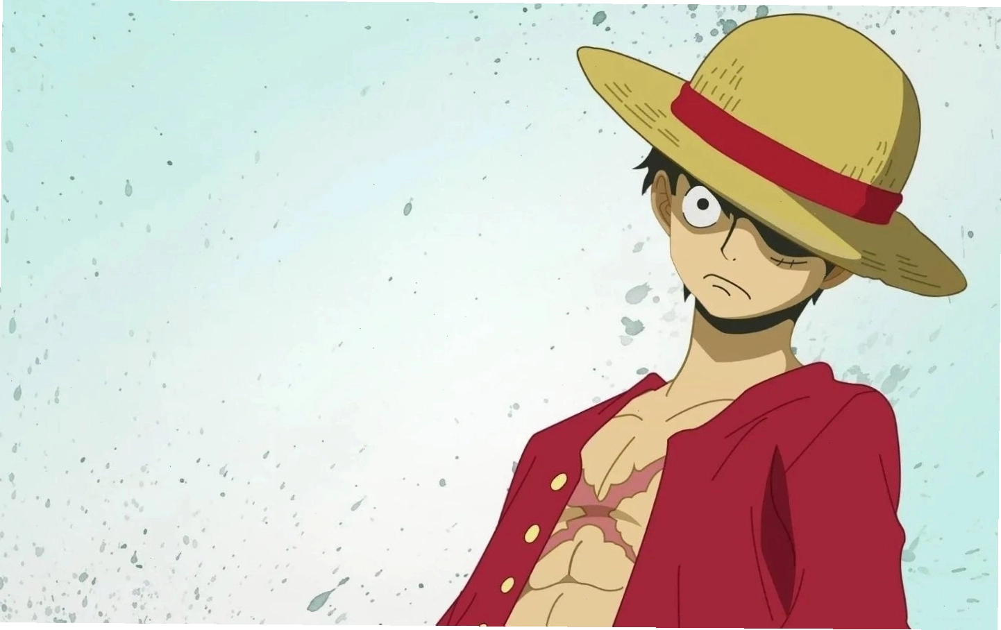 Hình nền anime Luffy nghiêm túc trong trận chiến