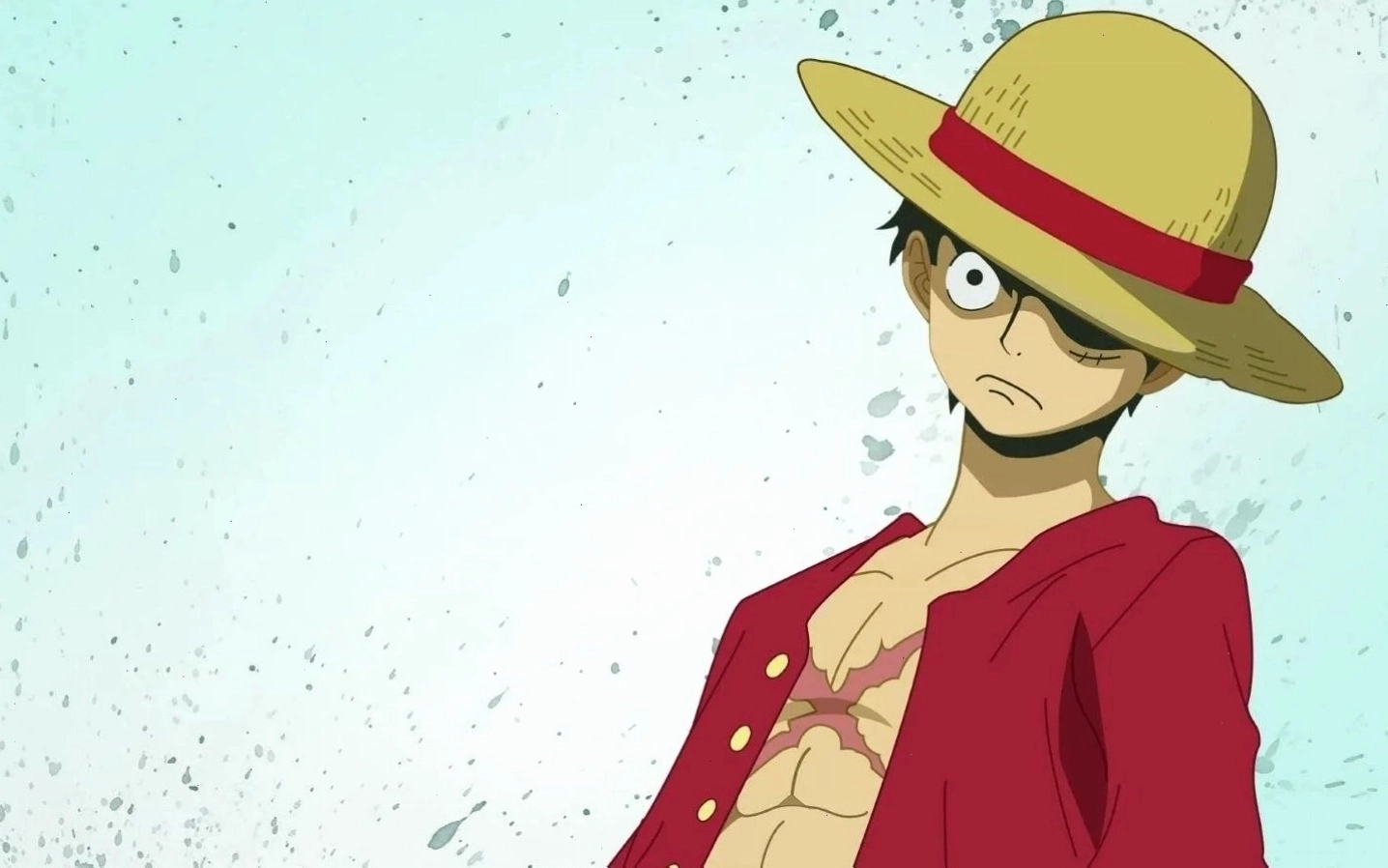 Hình nền anime Luffy nghiêm túc trong trận chiến