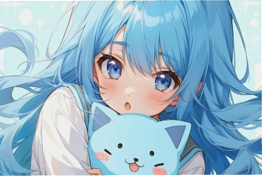 Hình nền anime nữ cute 4K phong cách fantasy
