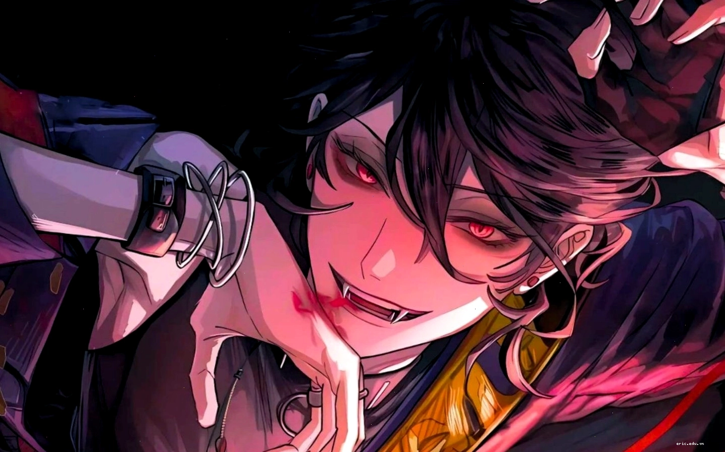 Hình nền anime với nhân vật trong vai phản diện