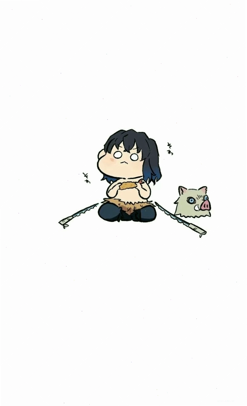 Hình nền Inosuke chibi ngộ nghĩnh