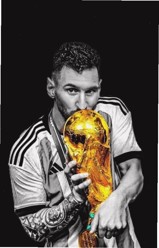 Hình nền Leo Messi 4K đen trắng
