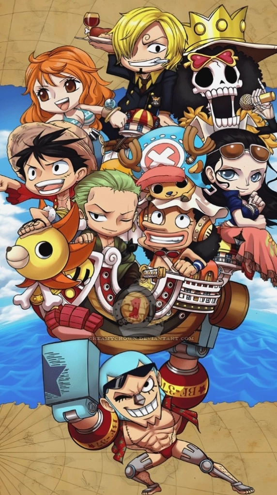 Hình nền Luffy Gear 5 vui nhộn nhưng đầy sức mạnh