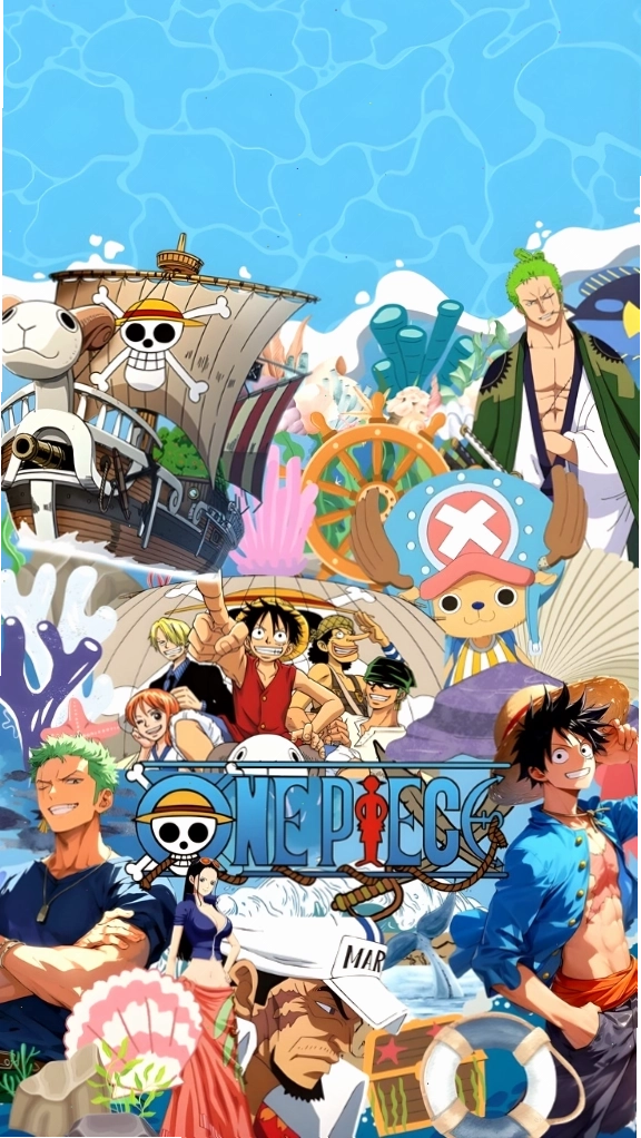 Hình nền Luffy ngầu với tư thế chiến đấu mạnh mẽ