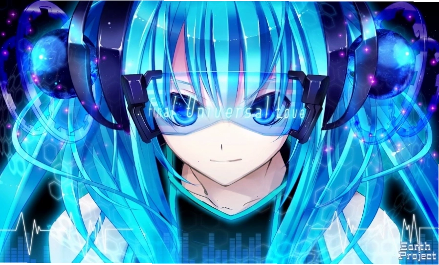 Hình nền máy tính anime 3D nữ ngầu