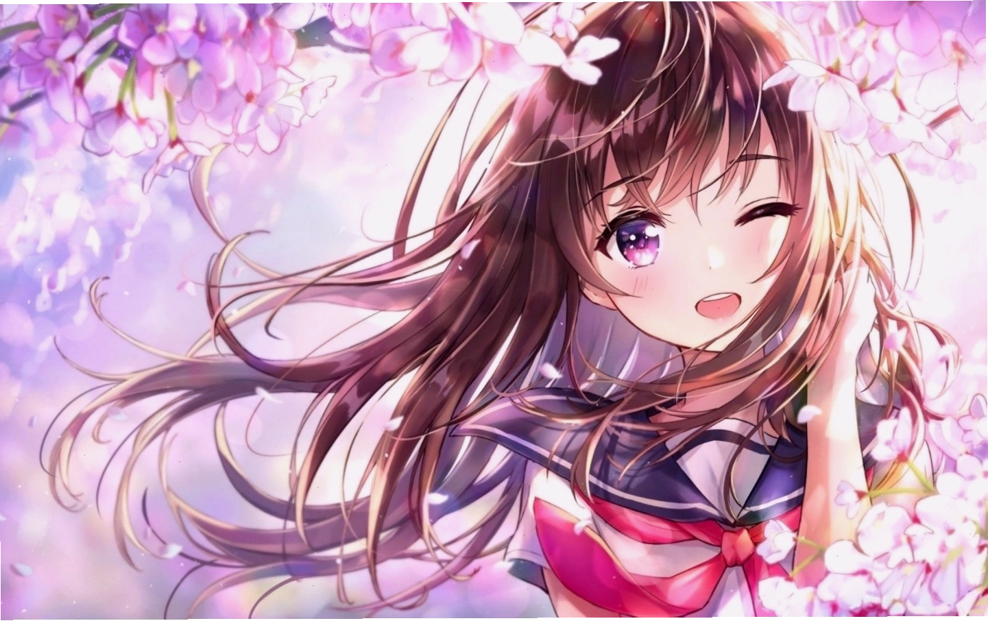 Hình nền nhân vật anime nữ cực đáng yêu